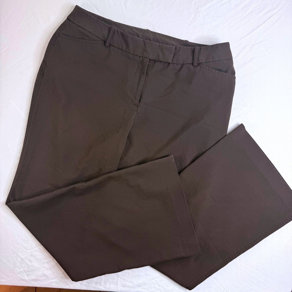George Brown Wide Leg Dress Pants Size 14 GL12911 Office Career Trousers